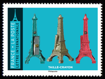  La Tour Eiffel - objet de collection <br>Taille-crayon
