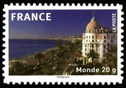  La France en timbre <br>L'Hôtel Negresco à Nice (Alpes-Maritimes)