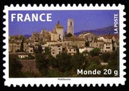  La France en timbre <br>Saint Paul de Vence (Alpes-Maritimes)