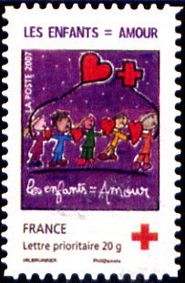  Au profit de la croix rouge - les enfants = amour <br>les enfants = amour
