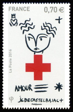  Croix Rouge française <br>Amour<br> JC de Castelbajac
