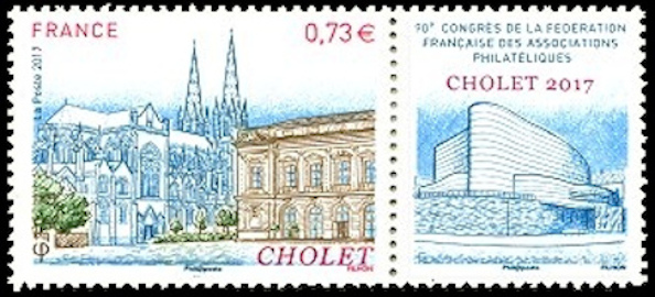  Cholet 2017 - 90ème congrès de la Fédération Française des Associations Philatéliques 