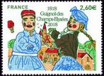 timbre N° 5217, Guignol des Champs-Élysées - 1818-2018
