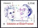 timbre N° 5269, Célestin et Élise Freinet