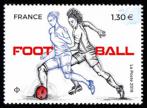 timbre N° 5330, Le football sport mondial