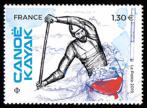 timbre N° 5328, Le canoë kayak