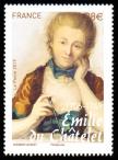 timbre N° 5294, Émilie du Châtelet 1706-1749, mathématicienne et physicienne