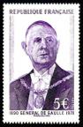 timbre N° 5449, Cinquantenaire de la mort du Général de Gaulle