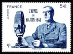 timbre N° 5446, Cinquantenaire de la mort du Général de Gaulle