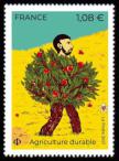 timbre N° 5514, La Terre et les Hommes «La Terre nous nourrit, protégeons-la»
