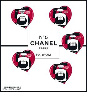 timbre N° 152, Cœur Chanel