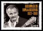 timbre N° 5531, Georges Brassens 1921-1981