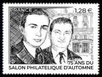 timbre N° 5539, 75 ans du salon philatélique d'automne