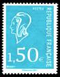 timbre N° 5537, 50 ans de Marianne de Béquet