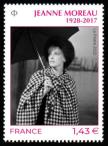 timbre N° 5577, Jeanne Moreau 1928-2017