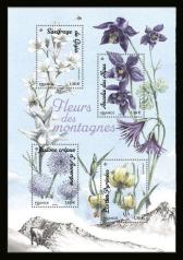 timbre N° F5652, Fleurs des montagnes