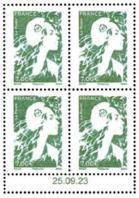 Bloc de 4 timbres issus de l'affiche
