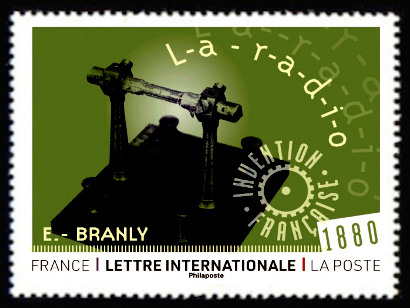  Invention française. <br>La radio E Branly - 1880