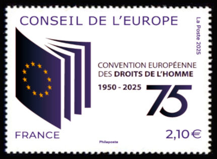  Conseil de l'Europe <br>Convention européenne des droits de l'homme 1950-2025  75ans