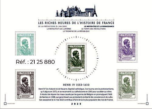  Les riches heures de l'histoire de France - du Moyen Âge à la Renaissance <br>Henri IV 1553-1610