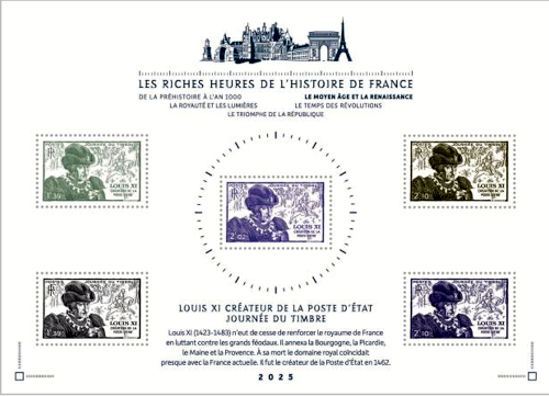  Les riches heures de l'histoire de France - du Moyen Âge à la Renaissance <br>Louis XI, créateur de la Poste d'Etat