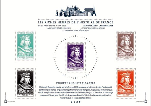 Les riches heures de l'histoire de France - du Moyen Âge à la Renaissance <br>Philippe Auguste 1165-1223