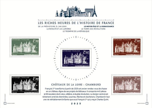  Les riches heures de l'histoire de France - du Moyen Âge à la Renaissance <br>Château de Chambord