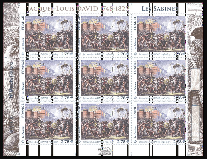  Jacques-Louis David 1748-1825 <br>Les Sabines