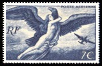  Timbres de laffiche <br>Égine enlevée par Jupiter métamorphosé en aigle