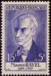 timbre N° 1071, Maurice Ravel (1875-1937) compositeur