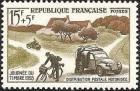 timbre N° 1151, Journée du timbre - Distribution postale motorisée