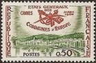timbre N° 1244, 5ème séssion des états généraux des communes d'europe à Cannes