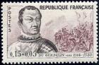 timbre N° 1295, Du Guesclin (1320-1380)