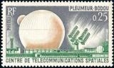 timbre N° 1360, Centre de télécommunications spatiales de Pleumeur-Bodou