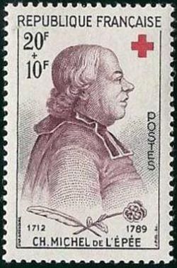  Croix rouge <br>Charles Michel de l´Épée (1712-1789)