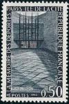 timbre N° 1381, A la mémoire des déportés monument à Paris