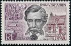 timbre N° 1383, Emile Verhaeren, poète belge (1855-1916)