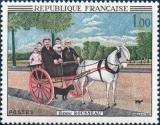 timbre N° 1517, douanier Henri Rousseau (1844-1910) « La carriole du père Junier »