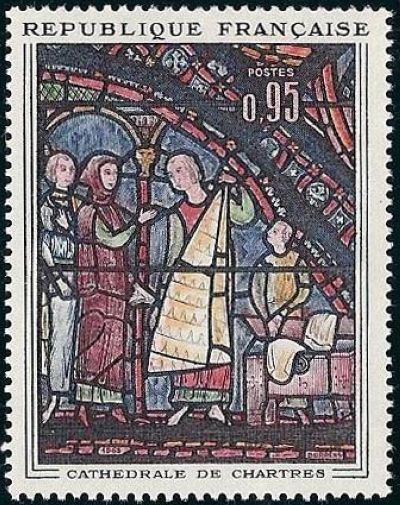  Vitrail de la cathédrale de Chartres 