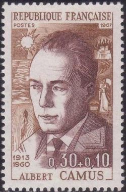  Albert Camus (1913-1960) écrivain, philosophe, romancier 