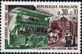 timbre N° 1589, Journée du timbre - Omnibus de transport des facteurs vers 1890