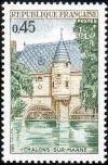 timbre N° 1602, 42ème congrès national de la fédérantion des sociétés philatéliques françaises - Ancien pont des Archers à Chalons-sur-Marne