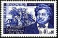 timbre N° 1628, Alexandre Dumas 1802-1870, écrivain