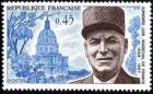timbre N° 1630, Alphonse Juin - Maréchal de France 1888 - 1967