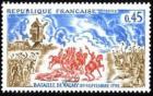 timbre N° 1679, Bataille de Valmy 20 septembre 1792
