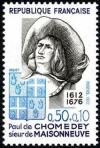 timbre N° 1706, Paul de Chomedey sieur de Maisonneuve