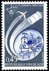 timbre N° 1721, XXIème congrès mondial de l'internationale P T T