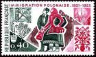 timbre N° 1740, Immigration polonaise de 1921-1923