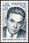 timbre N° 1825, Edmond Michelet (1899-1970) homme politique