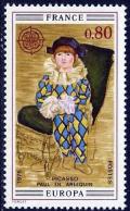 timbre N° 1840, Picasso «Paul en Arlequin» - Europa